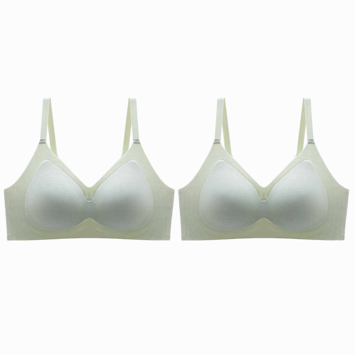 2-Pack Lightly Lined Wirefree Bra (Sizes 34B to 48E)
