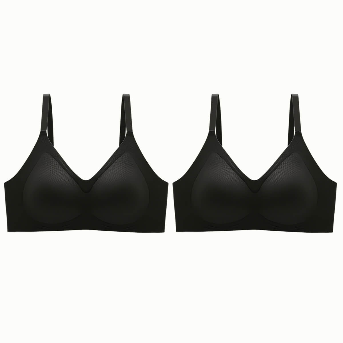2-Pack Lightly Lined Wirefree Bra (Sizes 34B to 48E)