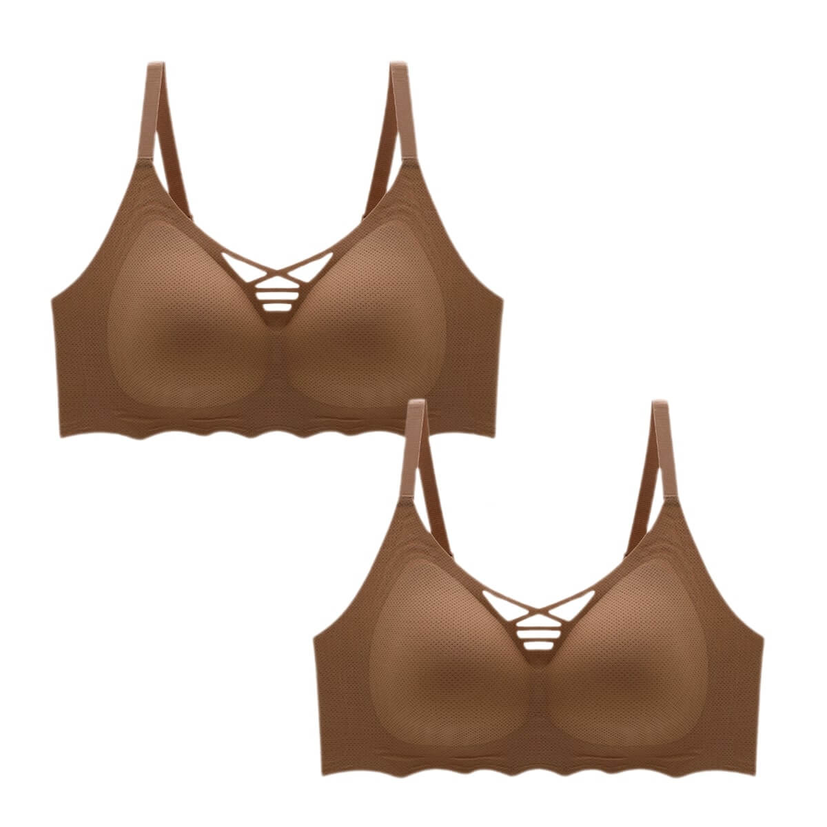 2Pack Push Up 3D Molded Cup Bra - Okay Trendy