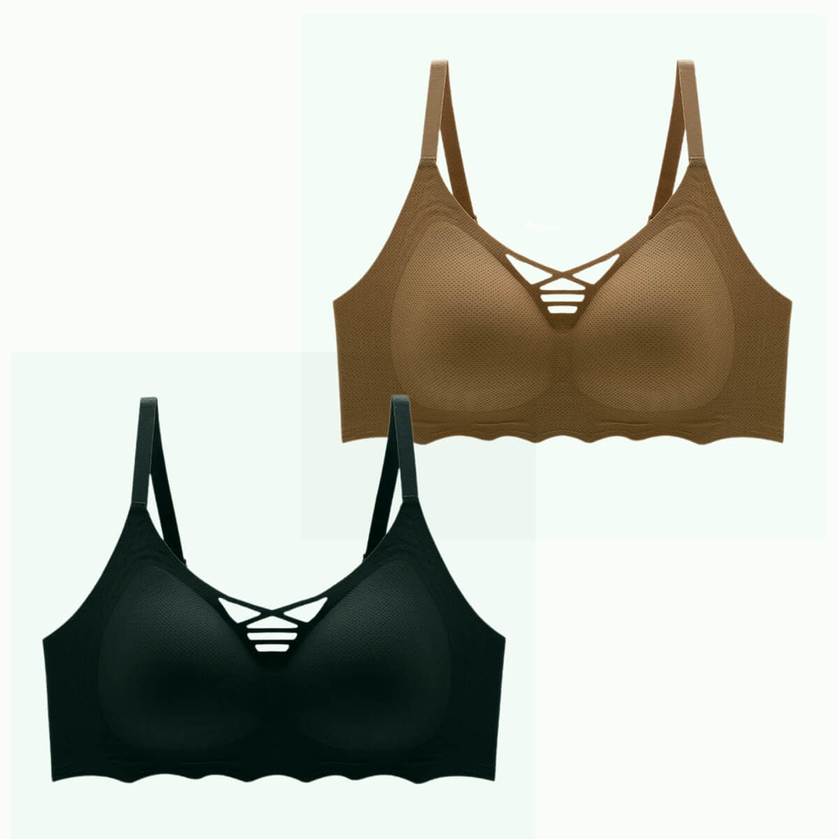 2Pack Push Up 3D Molded Cup Bra - Okay Trendy