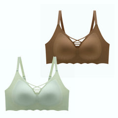 2Pack Push Up 3D Molded Cup Bra - Okay Trendy