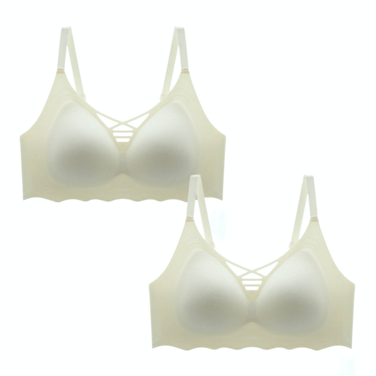 2Pack Push Up 3D Molded Cup Bra - Okay Trendy
