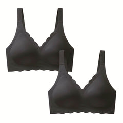2 Pack Seamless Side and Back Support Bra