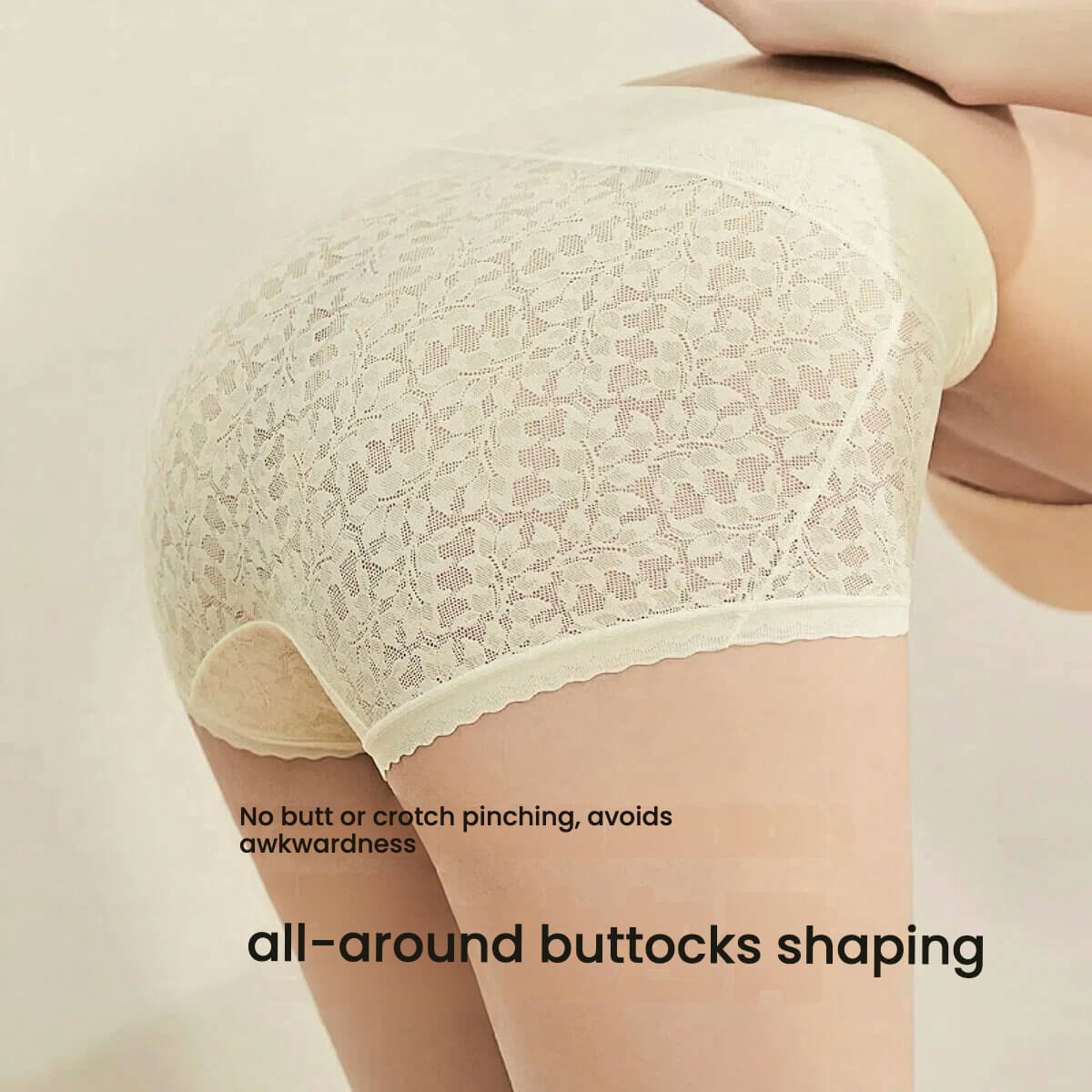 3-Pack Tummy Control & Butt Lifting Sexy Lace Ladie's Briefs 42.5-100KG