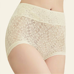 3-Pack Tummy Control & Butt Lifting Sexy Lace Ladie's Briefs 42.5-100KG