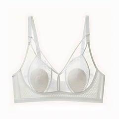 34-44 (B-D) Lightly Lined Cup, Wirefree Lace Minimizer Bra - Plus Size