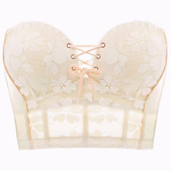 Anti-Slip Multiple ways Strapless Longline Bra