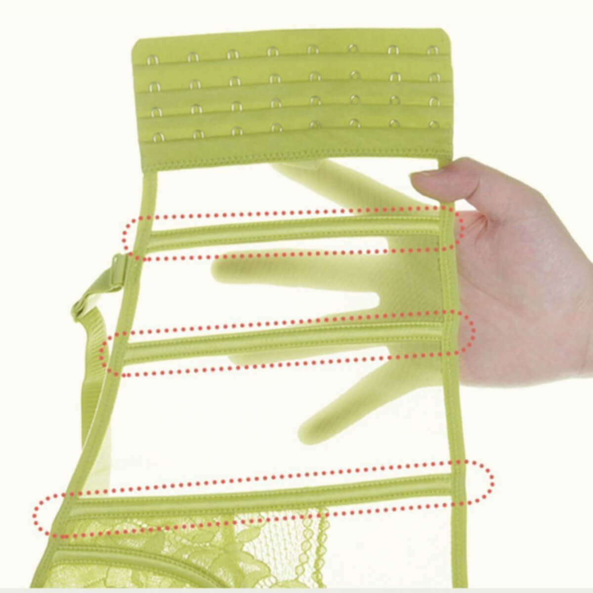 Beauty Salon Specialized Adjustable Full Cup Lace Longline Bra