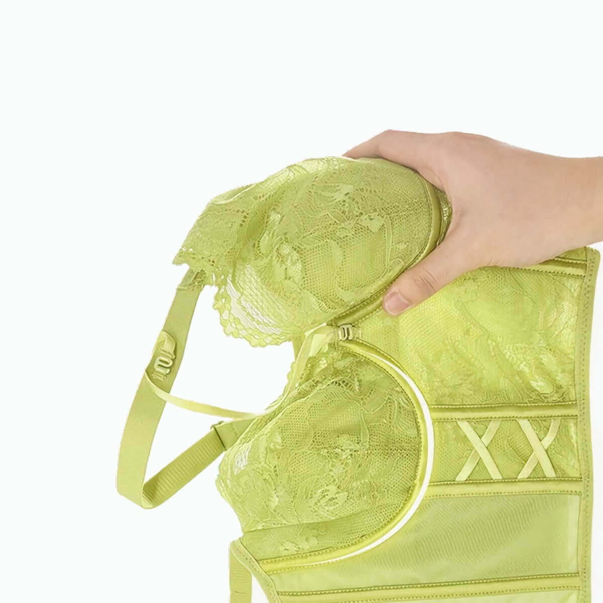 Beauty Salon Specialized Adjustable Full Cup Lace Longline Bra