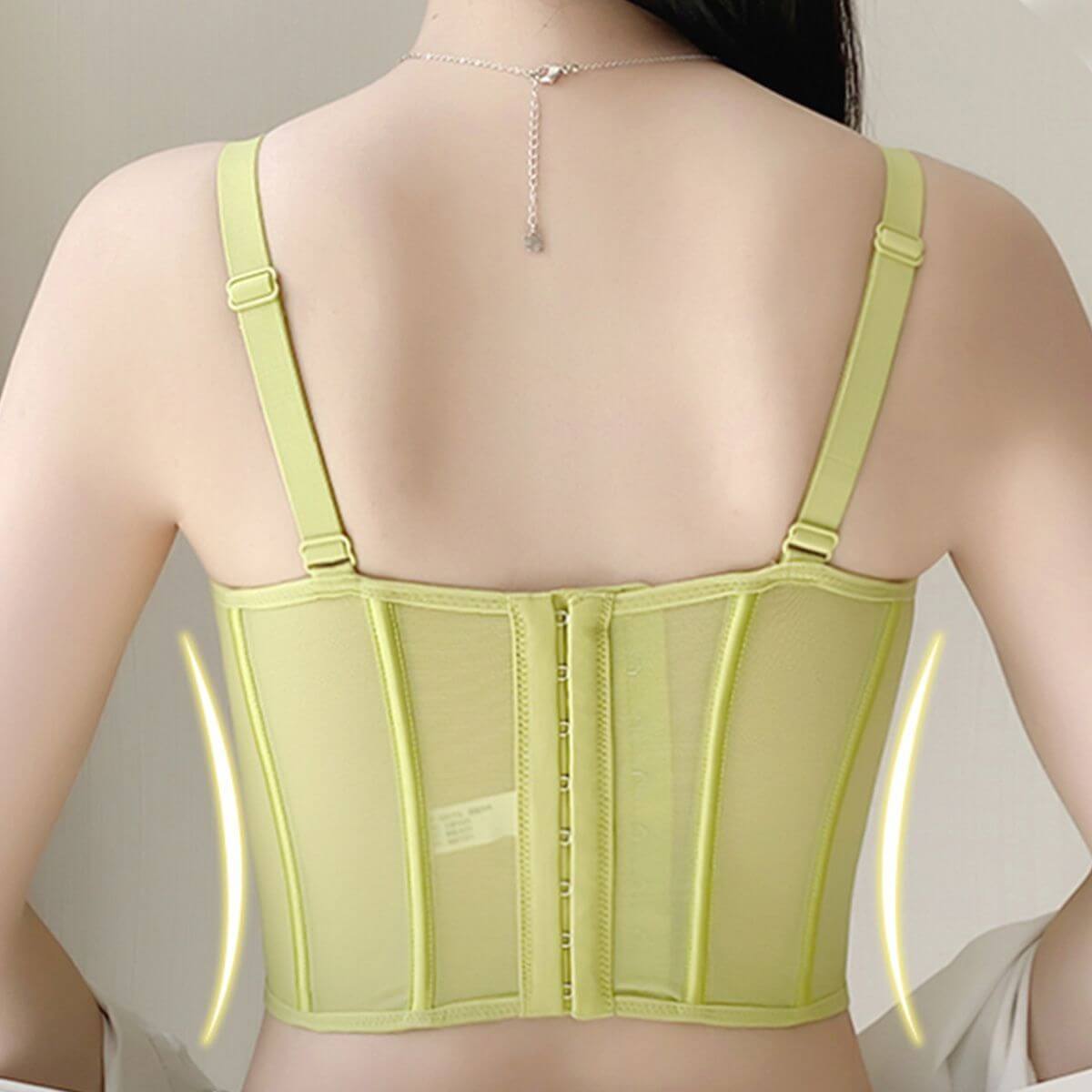 Beauty Salon Specialized Adjustable Full Cup Lace Longline Bra