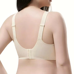 Breathable Mesh Wire-Free Bra with Fixed Cups & Lightly Lined B–E Cups