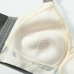 Comfort Lace Silk Bra for B C D E Breast