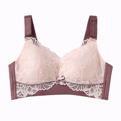 Comfort Lace Silk Bra for B C D E Breast