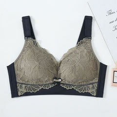 Comfort Lace Silk Bra for B C D E Breast