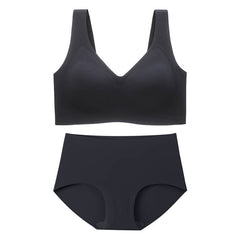 Comfortable Seamless Bra and Panty Sets for Full-Figured Women