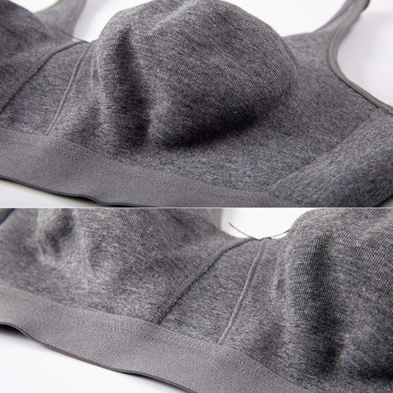 Cotton Comfortable Plus Size Bra No Underwire 34C- 48dd - Okay Trendy