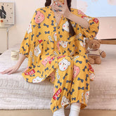 Cotton Poplin Bear Pajamas Set