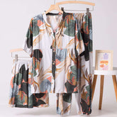 Cotton Poplin Floral Pajama Set - Okay Trendy