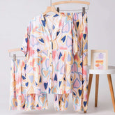 Cotton Poplin Heart Pajama Set