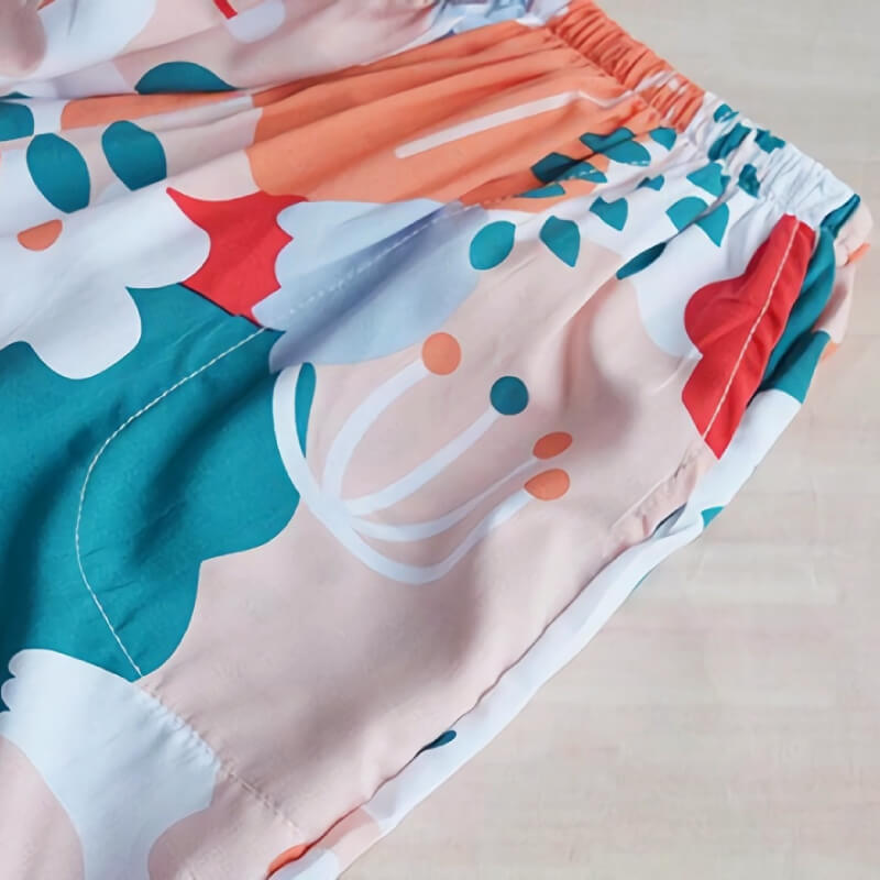 Cotton Poplin Sleepwear Women Pajama Sets