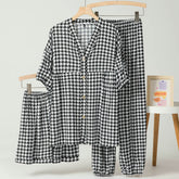 Cotton Poplin Stylish Pattern Pajamas Set