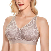 Cotton Wireless Plus Size Sleep Bra