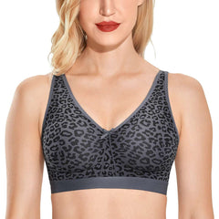 Cotton Wireless Plus Size Sleep Bra