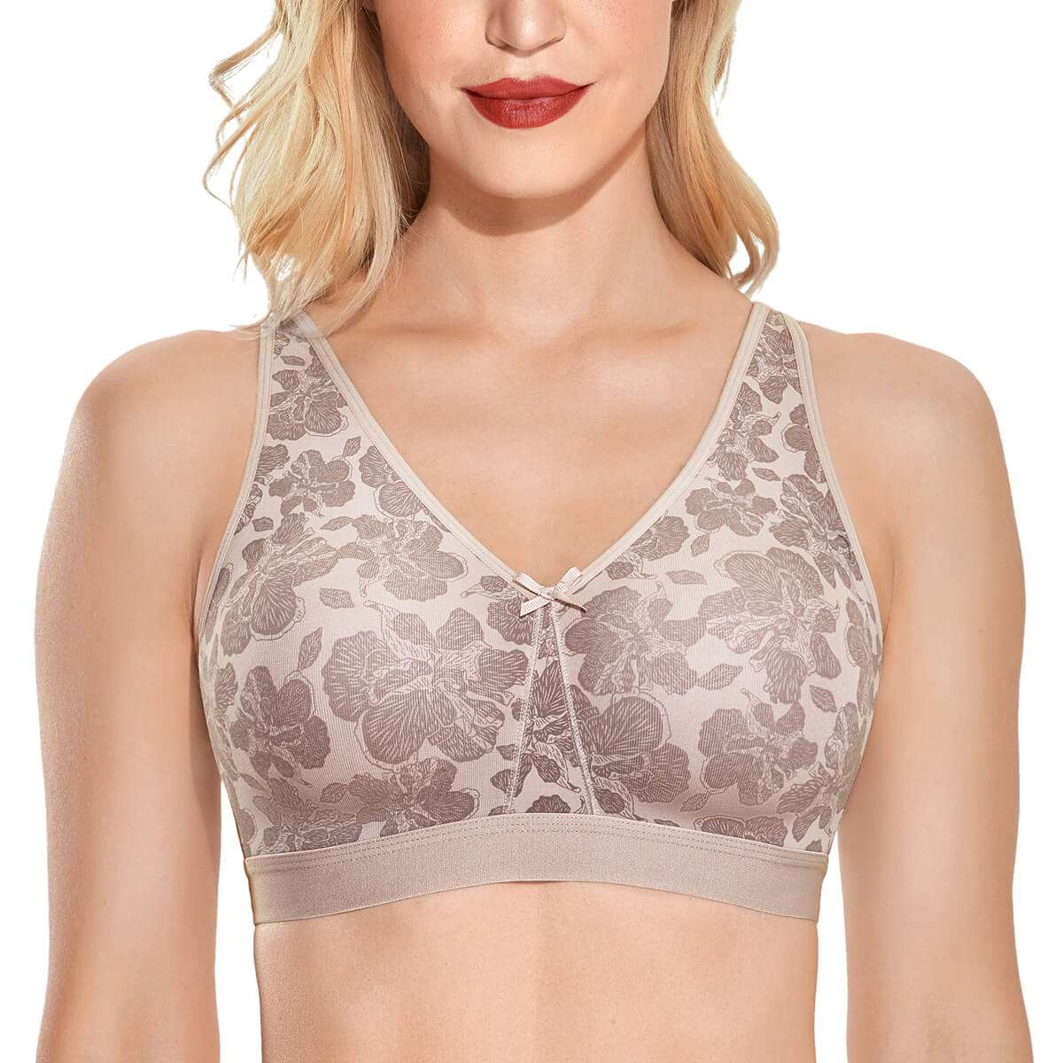 Cotton Wireless Plus Size Sleep Bra