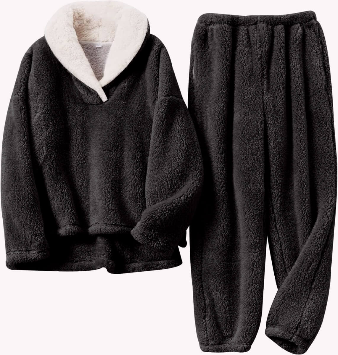 Cozy & Warm Long Sleeves Plus Size Loungewear Sets for Women