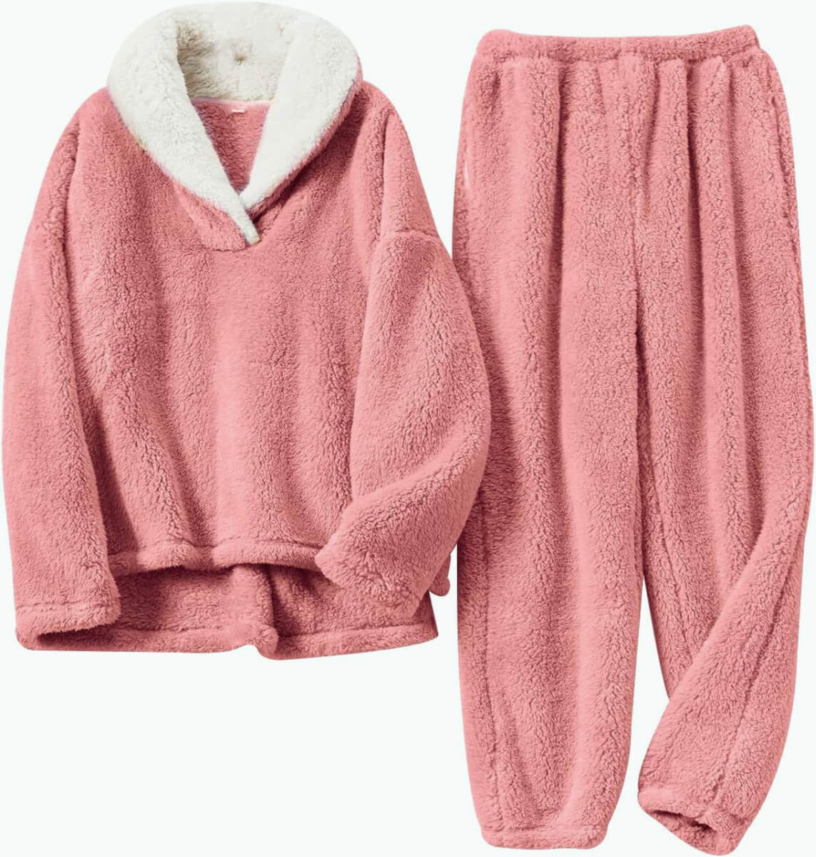 Cozy & Warm Long Sleeves Plus Size Loungewear Sets for Women