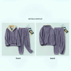 Cozy & Warm Long Sleeves Plus Size Loungewear Sets for Women