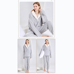 Cozy & Warm Long Sleeves Plus Size Loungewear Sets for Women