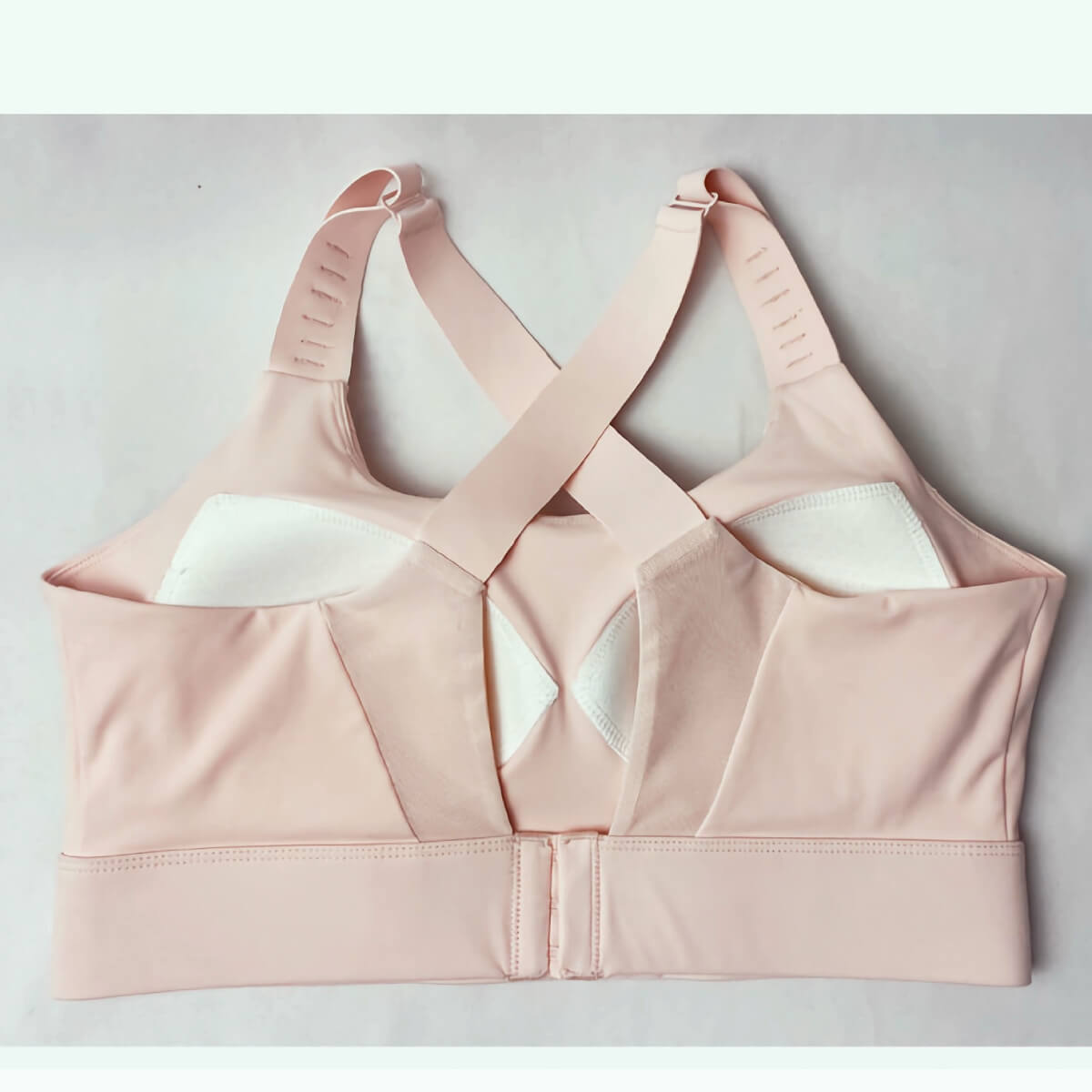 Cross Back Adjustable Strap Sports Bra