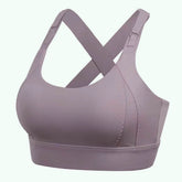 Cross Back Adjustable Strap Sports Bra