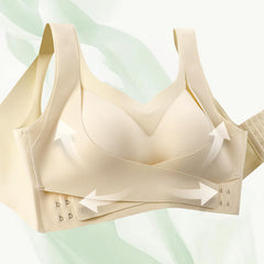 Cross Over Seamless Lift Up bra for Large Breast