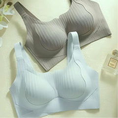 Curvy B C D E Cup, Full Cup Minimizer Underwear, Wire-free Sleep Bra for Heavy Bust