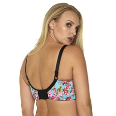 Elegant Lace Push-Up Bra – Underwire 3/4 Cup Lingerie for Women (Sizes 32-46, C-FF)