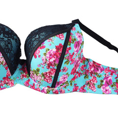 Elegant Lace Push-Up Bra – Underwire 3/4 Cup Lingerie for Women details 2