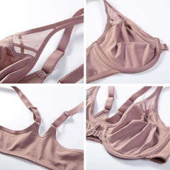 Front Close Racerback Bra For Large Bust - Okay Trendy