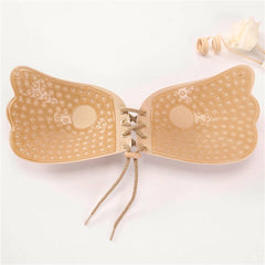 Front Closure Adhesive Strapless Bra A-F Cup