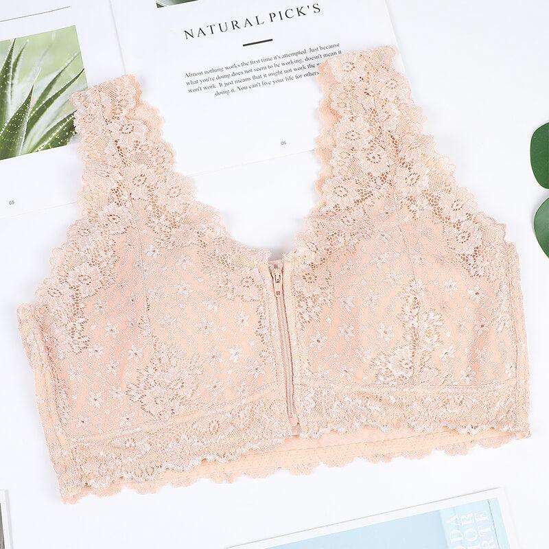 Front Closure Wireless Bra for Women - Okay Trendy