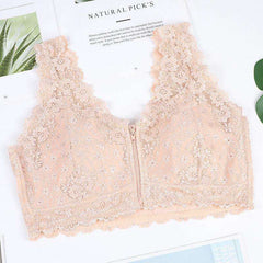 Front Closure Wireless Bra for Women - Okay Trendy