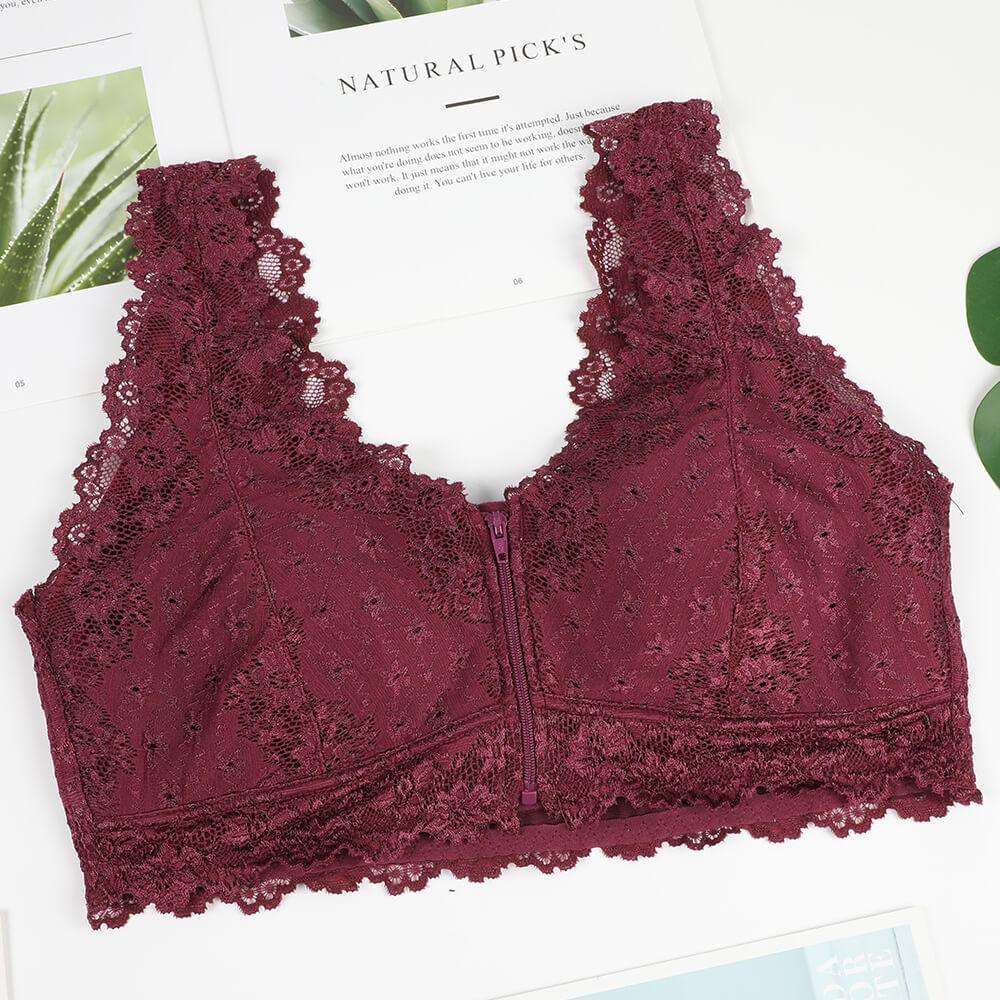 Front Closure Wireless Bra for Women - Okay Trendy