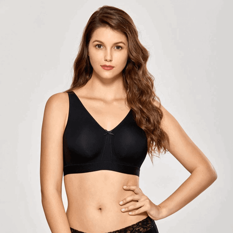 Full Coverage Comfortable Plus Size Sleep Bra 34C- 48dd - Okay Trendy
