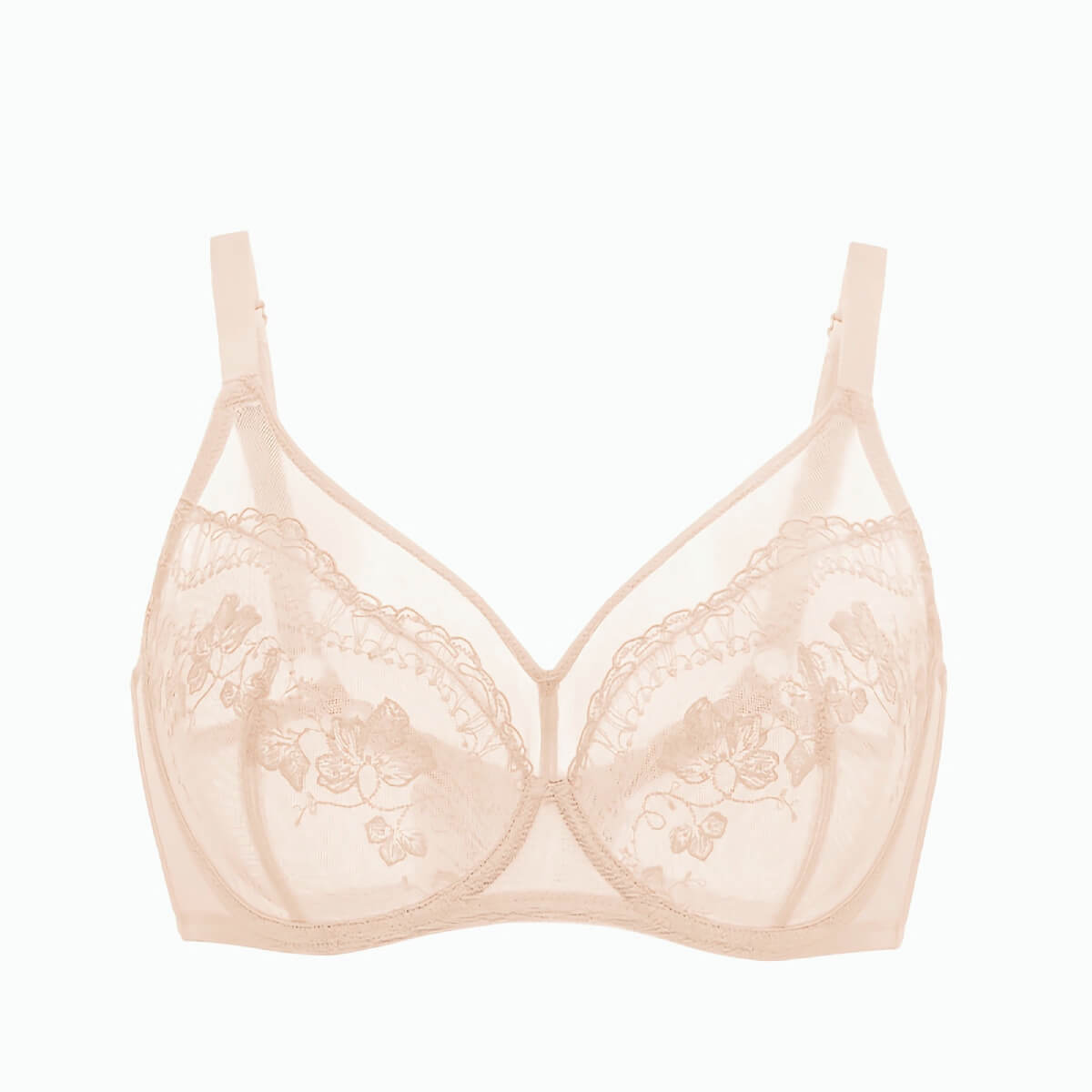 Full Coverage Minimizer Sexy See Through Bras