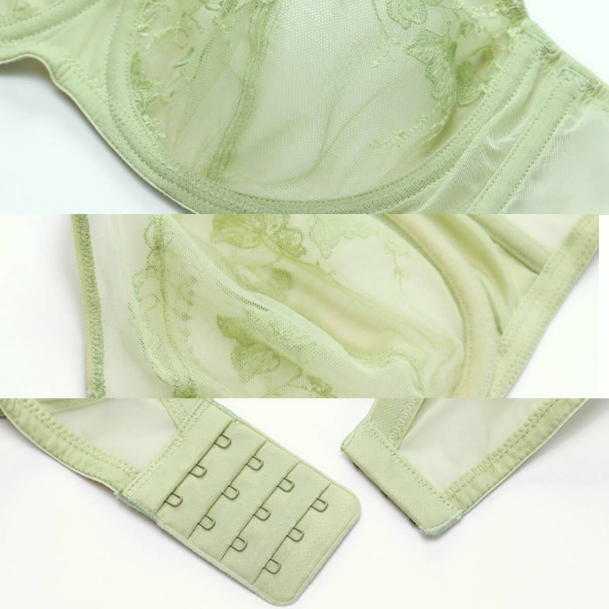 Full Coverage Minimizer Sexy See Through Bras