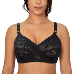 Full Coverage Unlined Cross Your Heart Bra