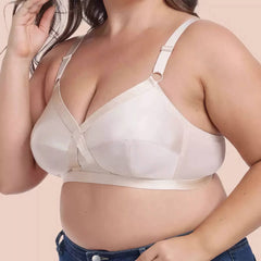 Full Coverage Unlined Cross Your Heart Bra