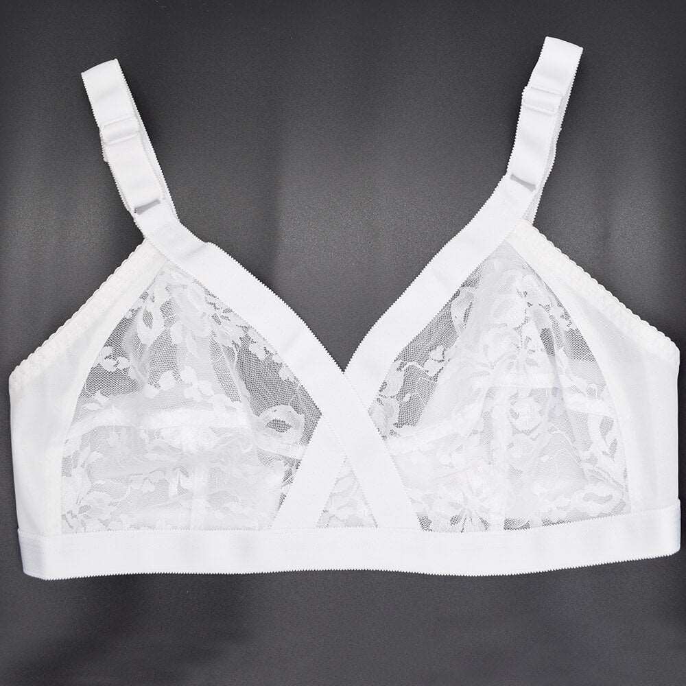 Full Coverage Unlined Cross Your Heart Bra