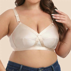 Full Coverage Unlined Cross Your Heart Bra